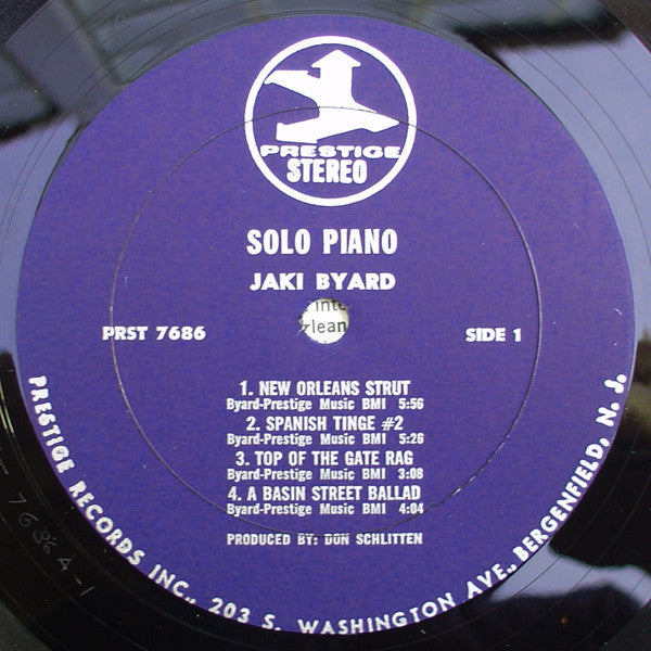 Master Release: Solo Piano by Jaki Byard