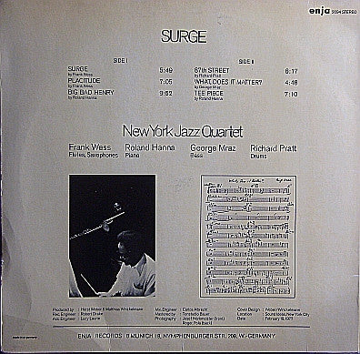 Release: Surge-Vinyl-Germany-1977-enja 2094-3322287
