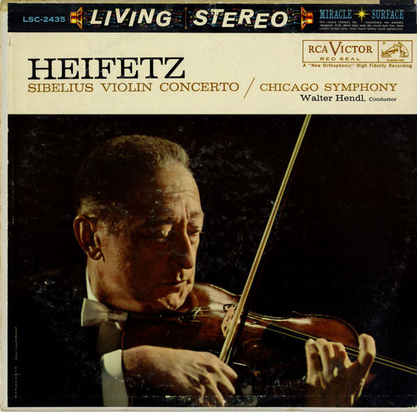 Master Release: Violin Concerto  by Jascha Heifetz
