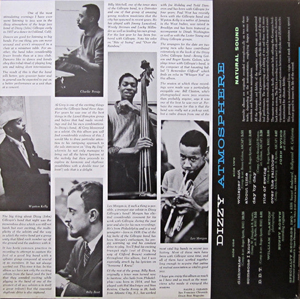 Release: Dizzy Atmosphere-Vinyl-Japan-1974-18PJ-2009(M)-2958861