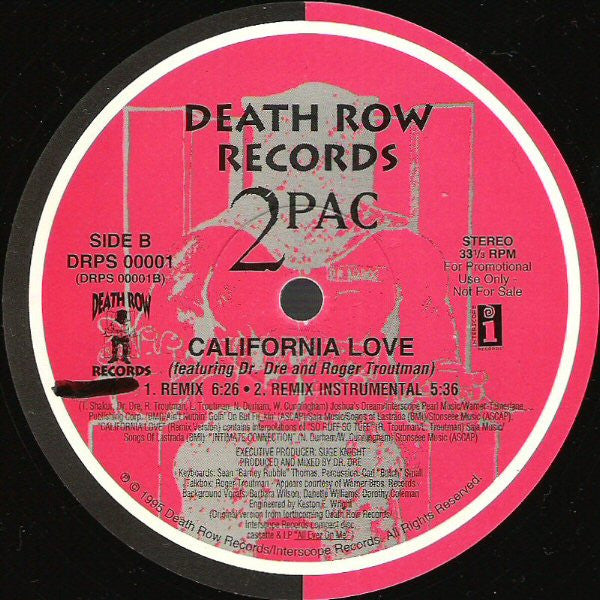 Master Release: California Love by 2Pac