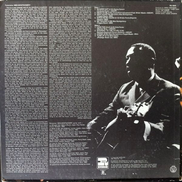 Master Release: Panorama by Wes Montgomery