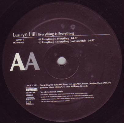 Master Release: Everything Is Everything by Lauryn Hill