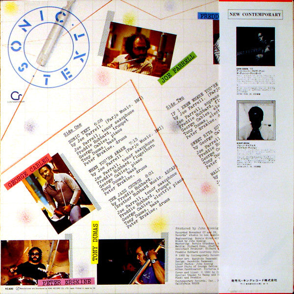 Release: Sonic Text-Vinyl-Japan-1981-K26P 6054, C 14001-2092978