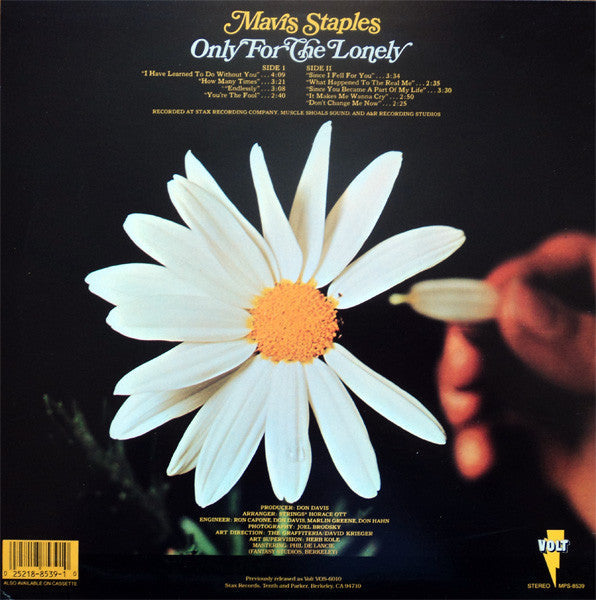 Master Release: Only For The Lonely by Mavis Staples