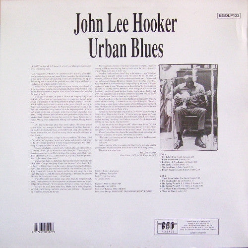 Release: Urban Blues-Vinyl-UK-1991-BGOLP122-2271702