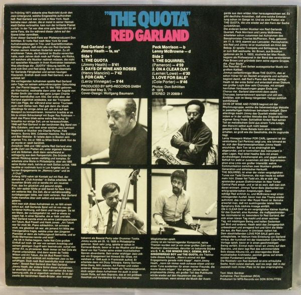 Release: The Quota-Vinyl-Germany-1973-21 20909-1, 21 20909-1-2744253