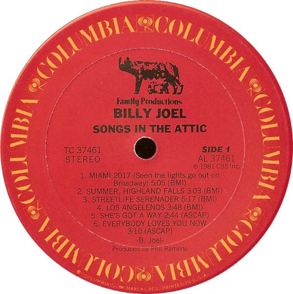 Songs In The Attic