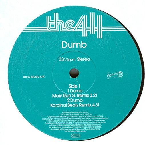 Release: Dumb-Vinyl-UK-2004-6752626-2238981