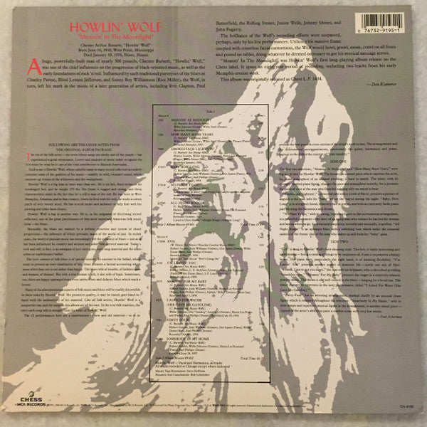 Release: Moanin' In The Moonlight-Vinyl-US-1986-CH-9195-14276775