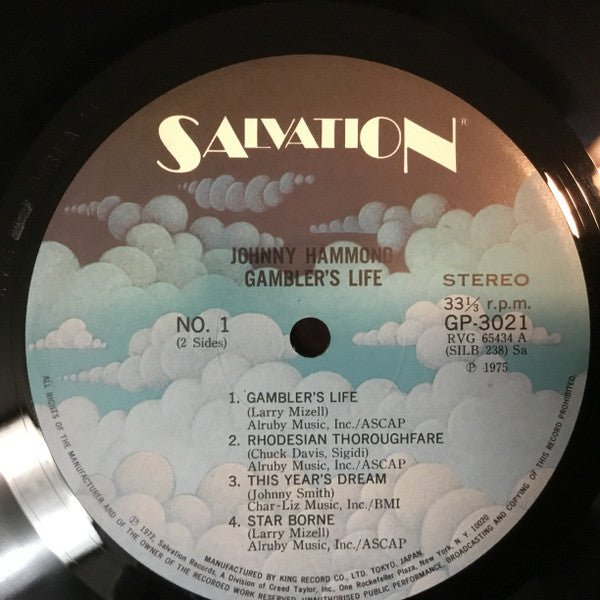 Master Release: Gambler's Life by Johnny Hammond