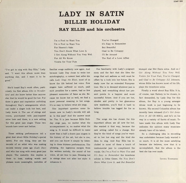 Lady In Satin