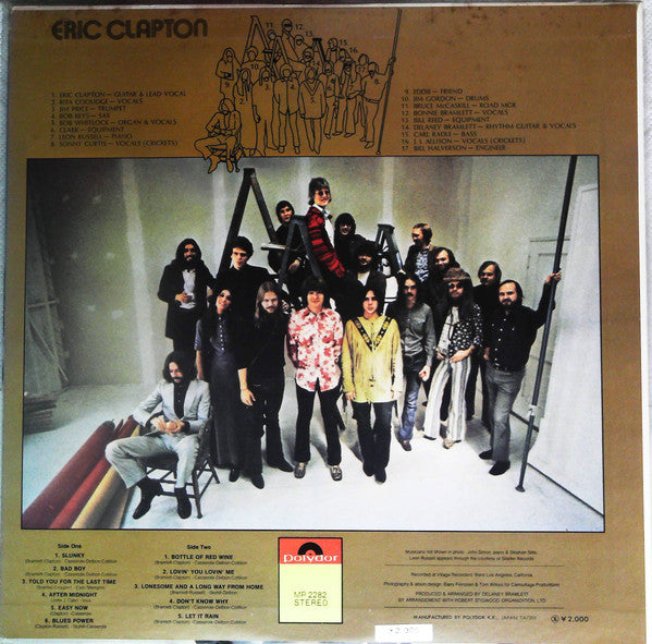 Release: Eric Clapton-Vinyl-Japan-1973-MP 2282-19474813