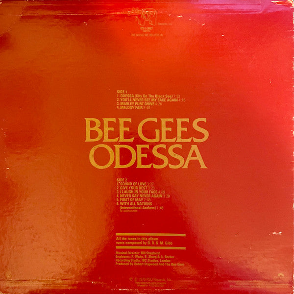 Master Release: Odessa by Bee Gees