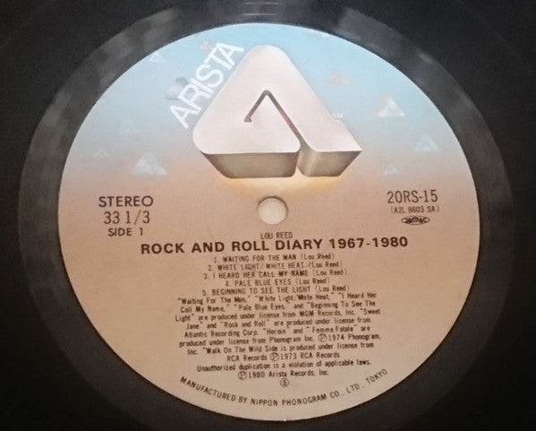 Release: Rock And Roll Diary 1967-1980-Vinyl-Japan-1980-20RS-15-13813438