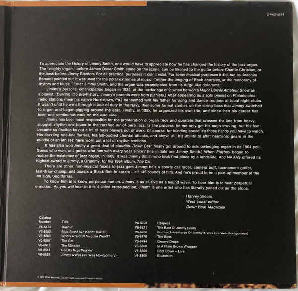Master Release: The History Of Jimmy Smith by Jimmy Smith