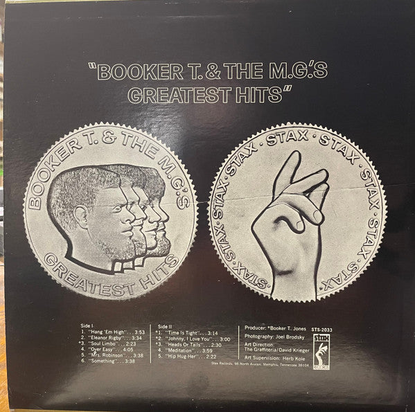 Release: Booker T. & The M.G.'s Greatest Hits-Vinyl-US-None-STS 2033-21696553