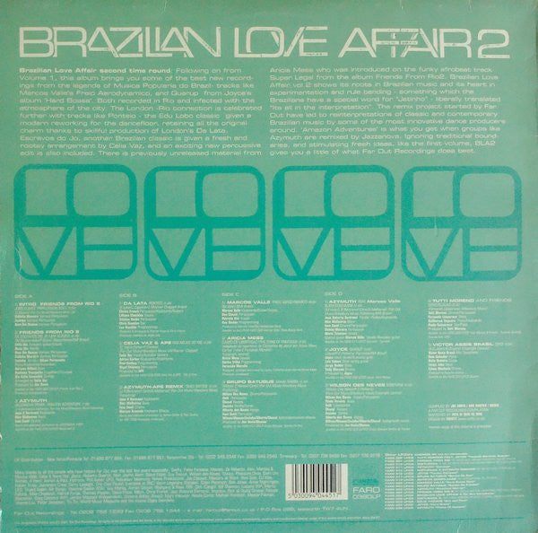 Master Release: Brazilian Love Affair 2 by Various
