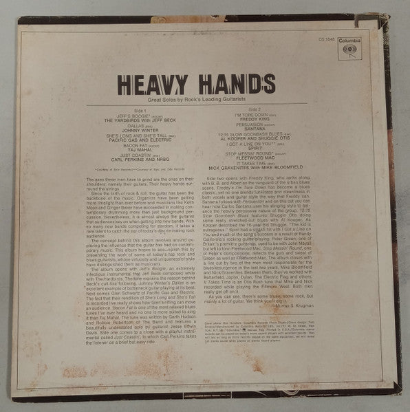 Release: Heavy Hands-Vinyl-US-1970-CS 1048-31376284