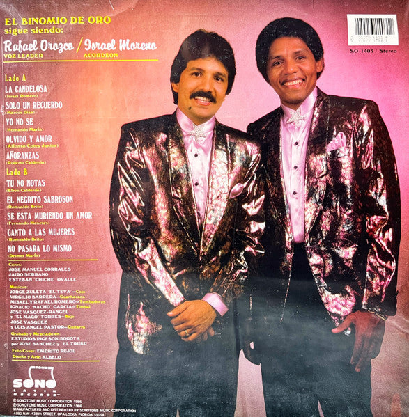 Master Release: El Binomio De Oro 1986 by Binomio De Oro