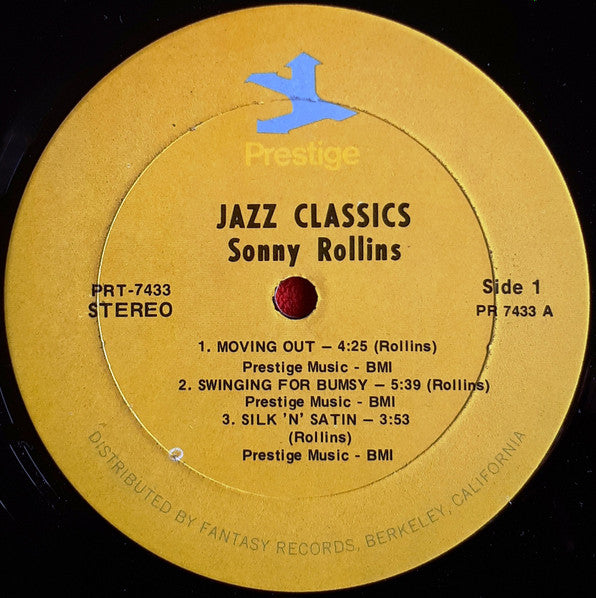 Master Release: Moving Out by Sonny Rollins