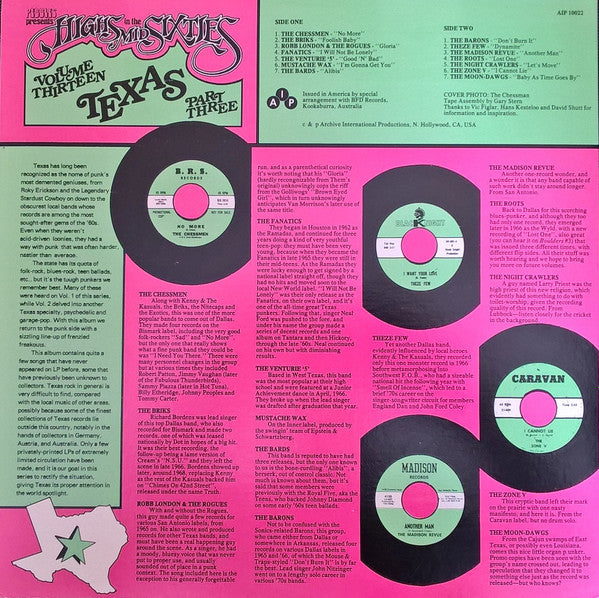 Master Release: Highs In The Mid Sixties Volume 13: Texas Part Three by Various