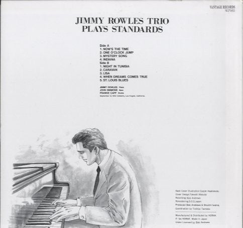Master Release: Plays Standards by Jimmy Rowles Trio