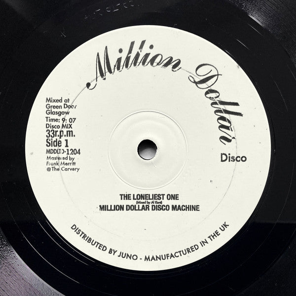 Master Release: The Loneliest One by Million Dollar Disco Machine