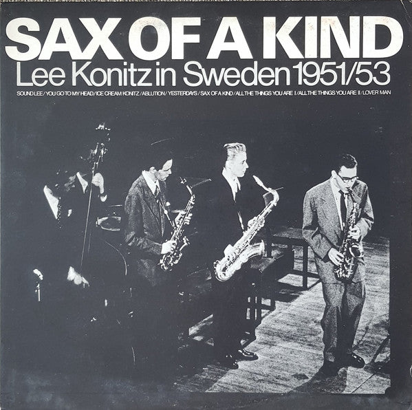 Release: Sax Of A Kind (Lee Konitz In Sweden 1951/53)-Vinyl-Japan-1985-K18P-9405-14795066
