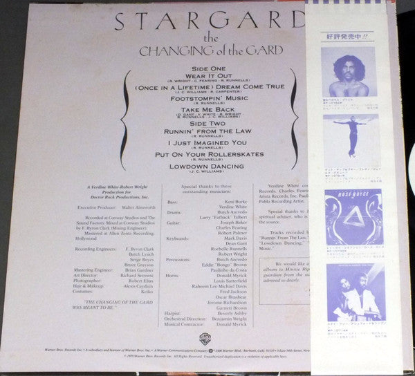 Release: The Changing Of The Gard-Vinyl-Japan-1979-P-10791W-11361765