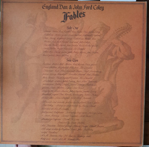 Release: Fables-Vinyl-Japan-1972-AML 156-12884490