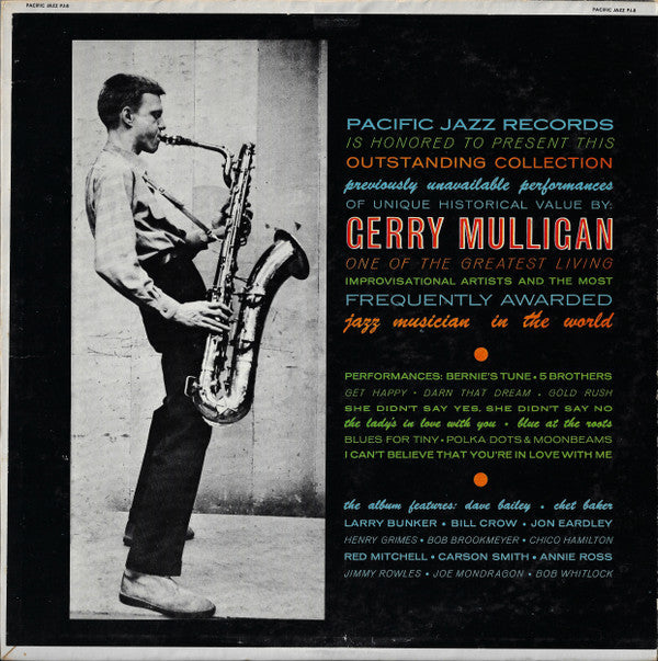 Release: The Genius Of Gerry Mulligan-Vinyl-US-None-PJ-8-12565151