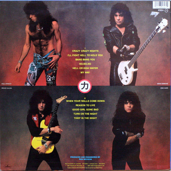 Master Release: Crazy Nights by Kiss