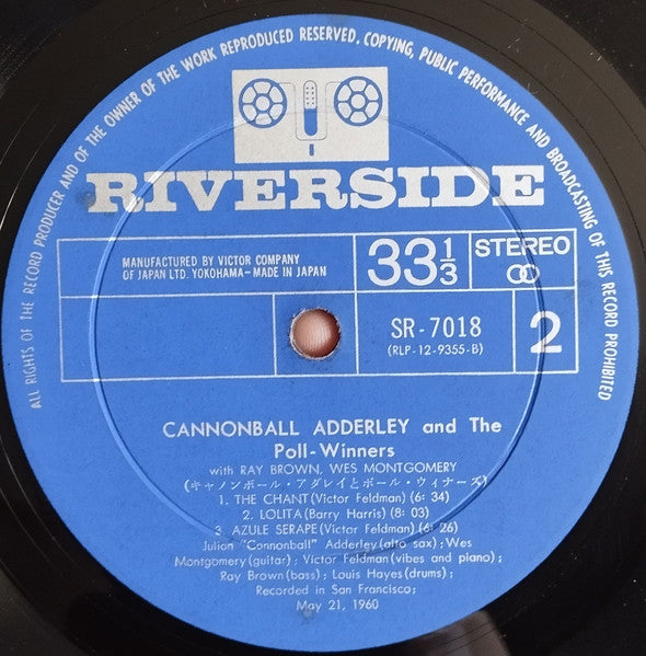 Cannonball Adderley And The Poll-Winners Featuring Ray Brown And Wes Montgomery