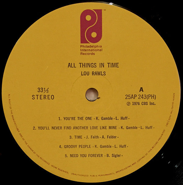 All Things In Time