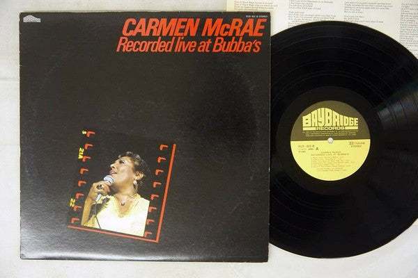 Master Release: Recorded Live At Bubba's by Carmen McRae