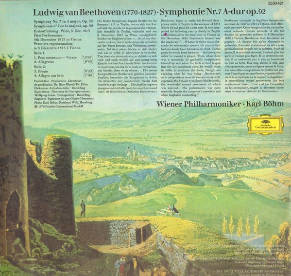 Release: Symphonie Nr. 7-Vinyl-UK-1972-2530 421-18793171