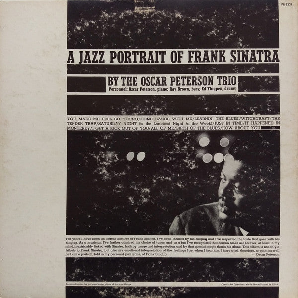 Release: A Jazz Portrait Of Frank Sinatra-Vinyl-US-None-V6-8334, MG VS - 68334-10212554
