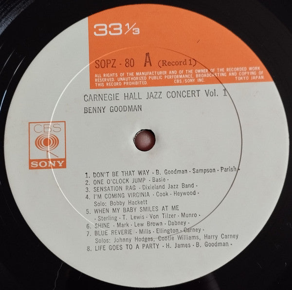 The Famous 1938 Carnegie Hall Jazz Concert