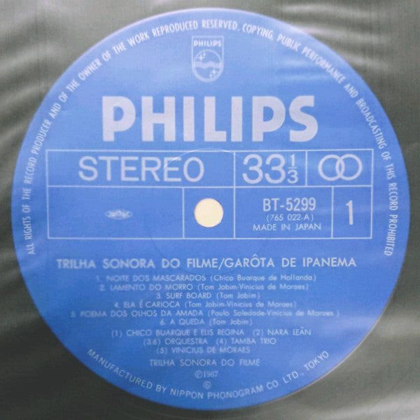 Trilha Sonora Do Filme "Garôta De Ipanema"