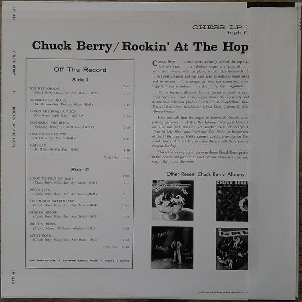 Release: Rockin' At The Hops-Vinyl-Japan-1985-LP 1448, PLP-850-15558307