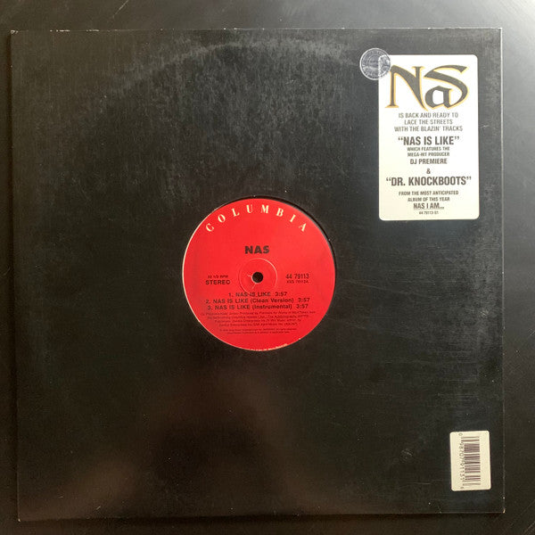 Release: Nas Is Like / Dr. Knockboots-Vinyl-US-1999-XSS 79113A-25885024