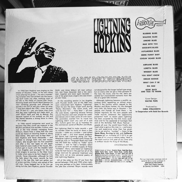 Early Recordings