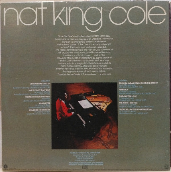 Master Release: Love Is Here To Stay by Nat King Cole