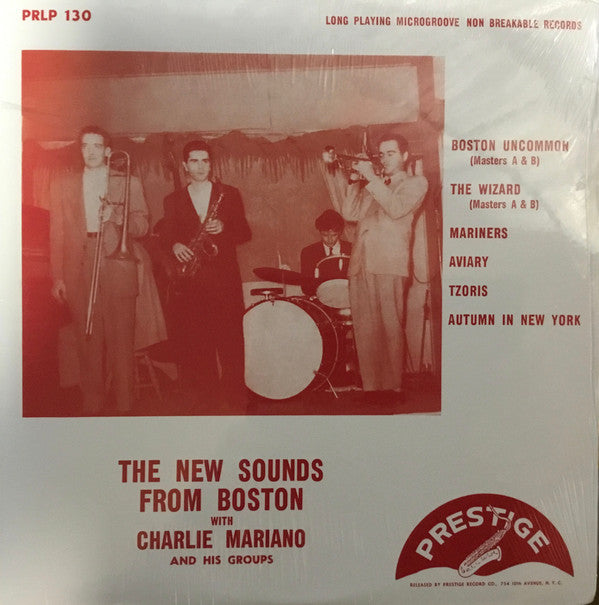 Release:  The New Sounds From Boston With Charlie Mariano And His Groups-Vinyl-US-None-PRLP 130-15651117