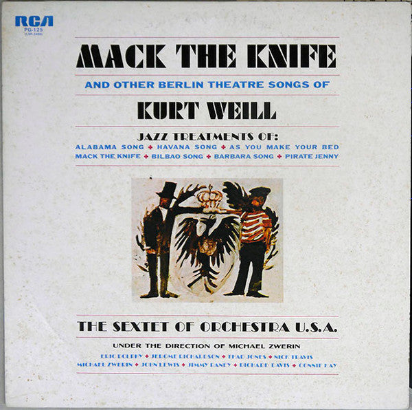 Release: Mack The Knife And Other Berlin Theatre Songs Of Kurt Weill-Vinyl-Japan-1979-PG-125-10196236