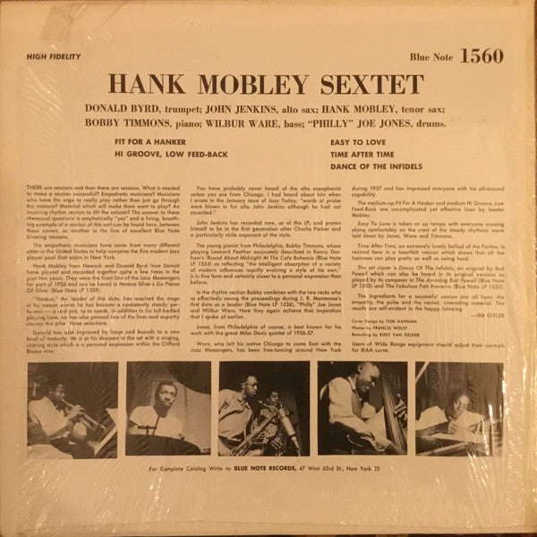 Release: Hank-Vinyl-US-1973-BLP 1560-10537993