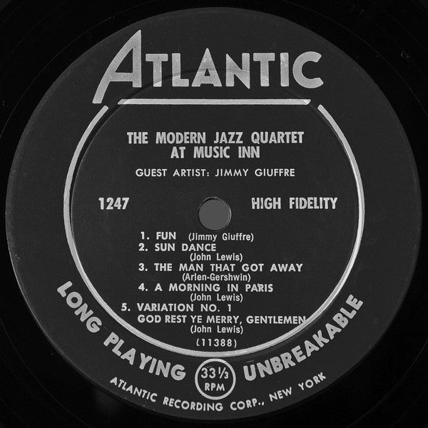 The Modern Jazz Quartet At Music Inn