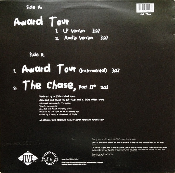 Release: Award Tour-Vinyl-Europe-1993-JIVE T344, JIVE T 344-95056