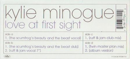 Master Release: Love At First Sight by Kylie Minogue